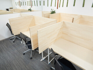 シェアオフィスのブース
