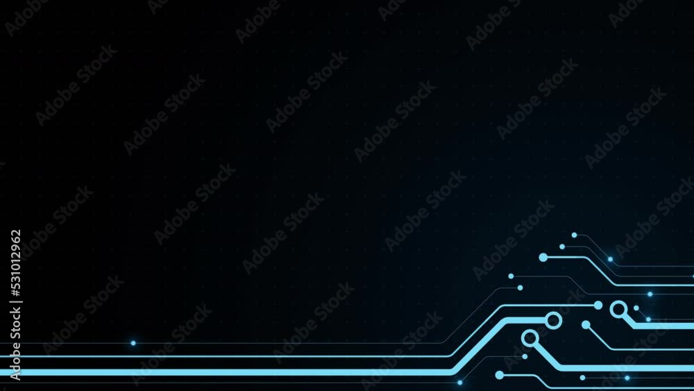 Aufkleber Abstract digital dot line particle data background connecting technology concept.Innovative data transmission graphic.