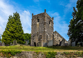 Fototapeta na wymiar St. Mary's Church, Tissington, Derbyshire, UK