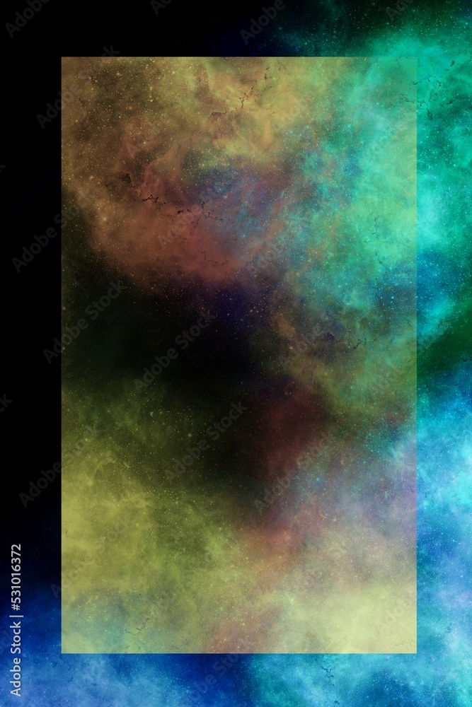 Wall mural creative frame in the background. background with transparent frame. beautiful abstract background. 