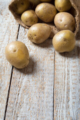 Raw potatoes - 531016348