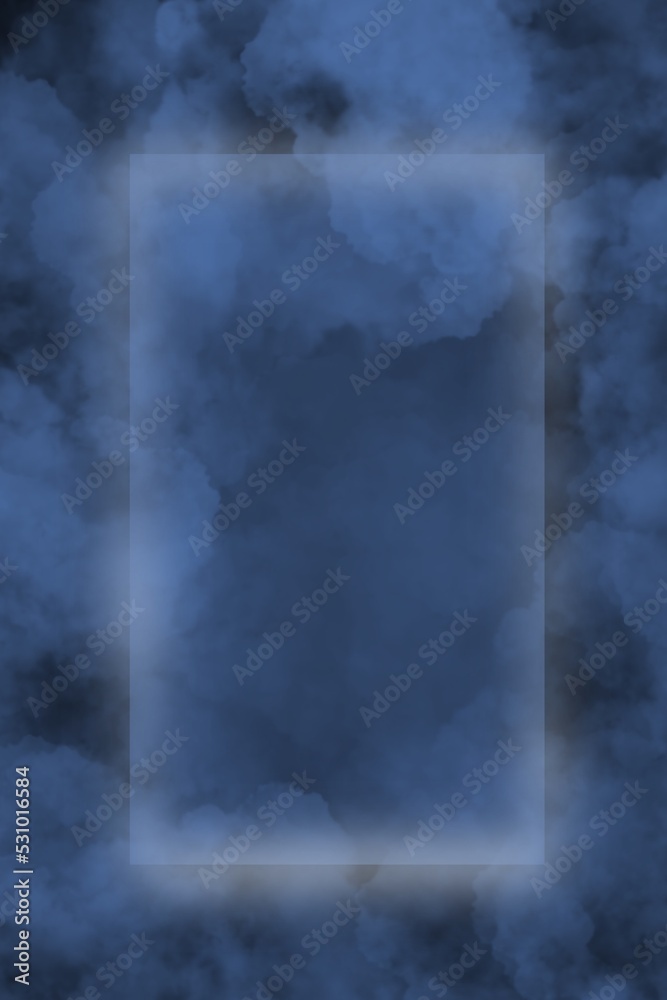 Wall mural creative frame in the background. background with transparent frame. beautiful abstract background. 