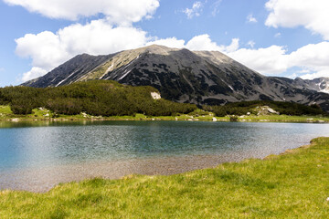 Summer landscape of Pirin Mountain near Muratovo lake, Bulgaria