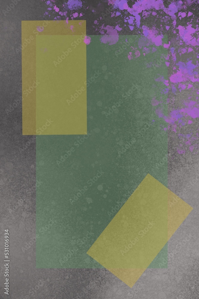 Wall mural creative frame in the background. background with transparent frame. beautiful abstract background. 