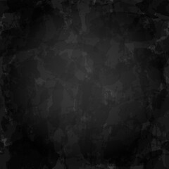 Black on black texture seamless pattern, vintage distressed grunge background vector illustration, black stone, concrete wall, watercolor backdrop