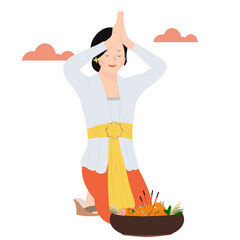 Balinese Indonesian woman