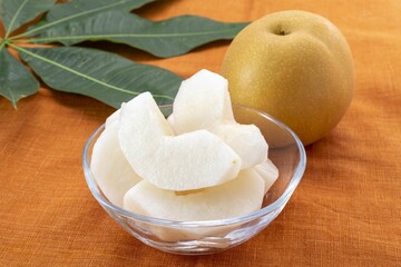 新鮮で美味しい梨