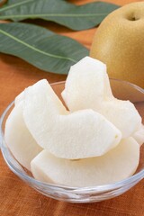 新鮮で美味しい梨