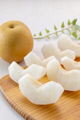 新鮮で美味しい梨