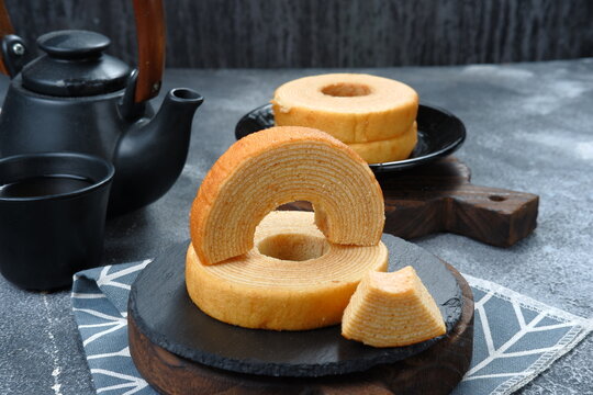  Baumkuchen or Tree Cake or log cake is a typical German,and cake that is also popular in Japan as a sweet dessert