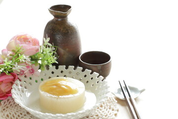 Japanese food, boiled radish and miso sauce for winter comfort food