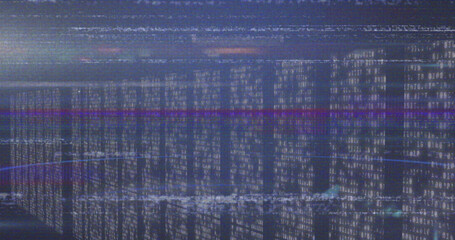 Image of interference over light spots