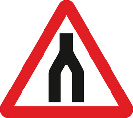 Dual carriageway ends, The Highway Code Traffic Sign, Signs giving orders, Signs with red circles are mostly prohibitive. Plates below signs qualify their message.