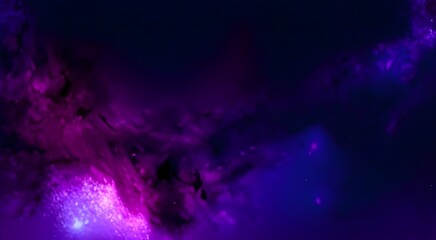 Star field in space a nebula and a gas congestion.