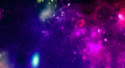 Obraz na płótnie Canvas Star field in space a nebula and a gas congestion.