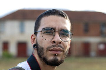 young man looking seducing