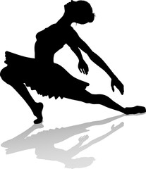 Ballet Dancer Silhouette © Christos Georghiou