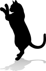 Silhouette Cat Pet Animal