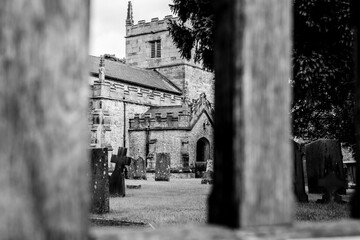 Church and a Grave Yard 