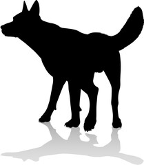 Dog Silhouette Pet Animal