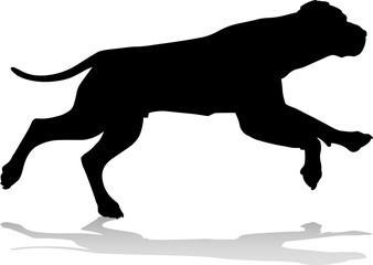 Dog Silhouette Pet Animal