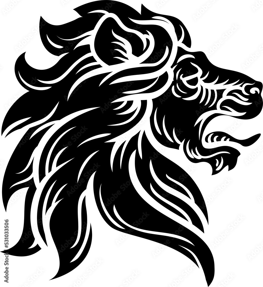 Wall mural lion