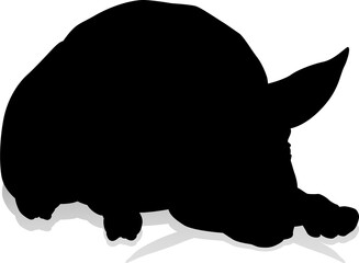 Pig Silhouette Farm Animal