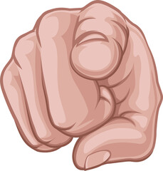 Hand Pointing At Viewer Wants Needs You Gesture