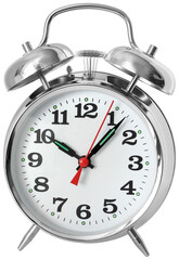 Classic alarm clock ringing isolated