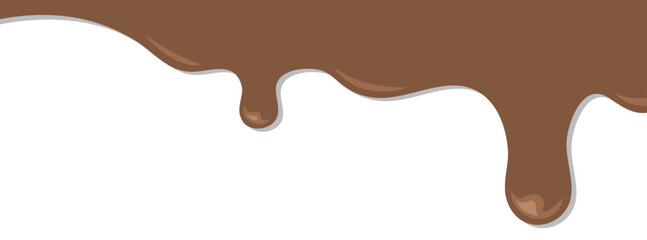 上からチョコレートが溶けて垂れてくる素材