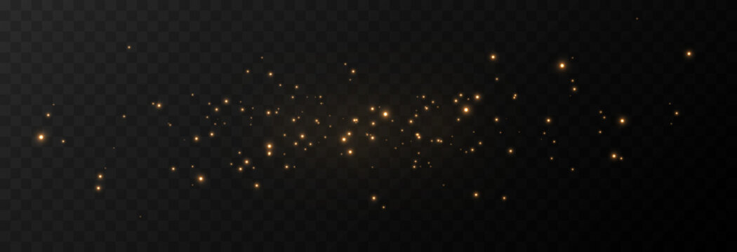 Vector Magic Glow. Sparkling Light, Sparkle Dust Png. Sparkling Magical Dust. Christmas Light.