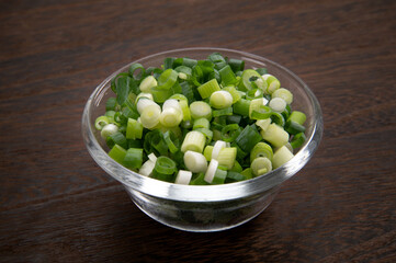 万能ネギの小口切り