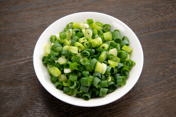 万能ネギの小口切り