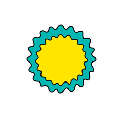 Vintage Round Outline