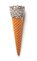 Waffle ice cream cone