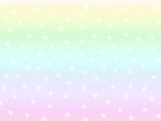 スターとレインボーみたいなカラフル背景