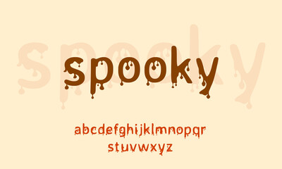 Spooky Halloween DIsplay Typeface Font