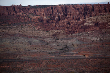 Fototapeta na wymiar Rocky landscape from the southwest