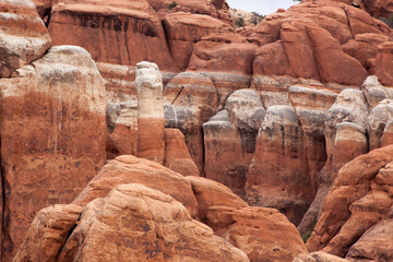 Fototapeta premium Red Rock Formations in the desert of Utah