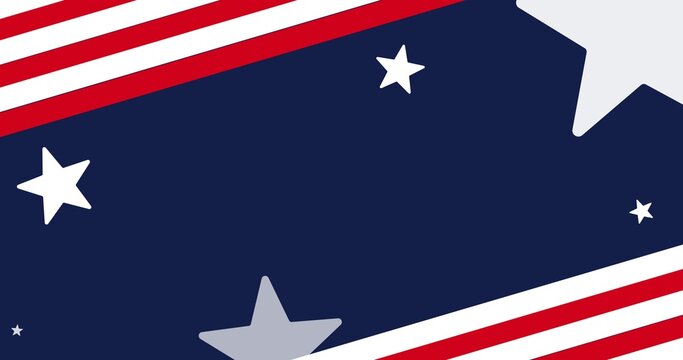 Full frame of american flag with stripes and stars showing copy space