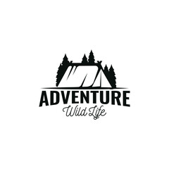 Adventure camp logo design