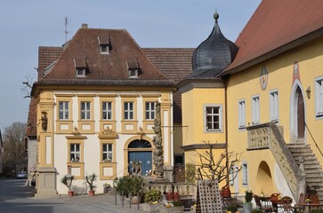 Fototapeta na wymiar Patrizierhaus in Frickenhausen