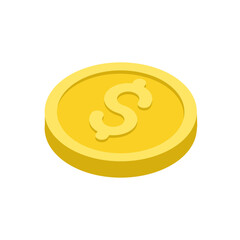 dollar coin icon