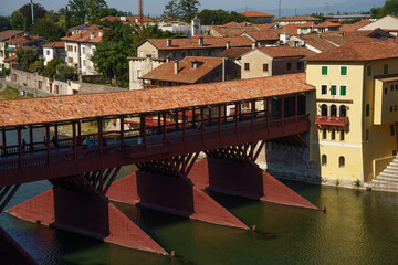 The wooden bridge at Bassano del Grappa