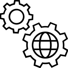 Optimization Line Vector Icon