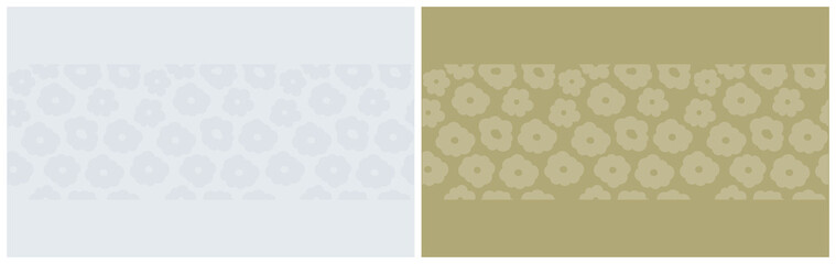 Silver and golden template pattern design. Vector background.

