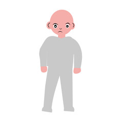 vector illustration of a prisoner