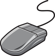 computer mouse  icon, vector illustration