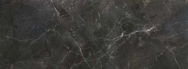 Fototapeta Black marble texture, digital tile surface obraz