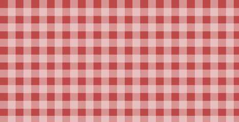 Red picnic plaid flannel background design vector illustration.